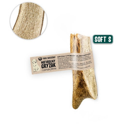 Paka Zwierzaka Naturalny Gryzak Poroże Jeleniowatych Soft S