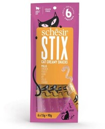 Agras Pet Foods SCHESIR STIX TREATS Kurczak 6x15g