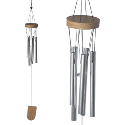 Nieznany dzwonek dęty, metalowe tuby 37 cm