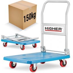Wózek magazynowy transportowy platformowy składany HIGHER 150 kg