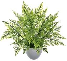 KOMPOZYCJA PAPROĆ W DONICZCE 30 CM SZTUCZNE KWIATY