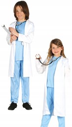 Strój Lekarza Doktor Fartuch Chirurg 125-135 cm