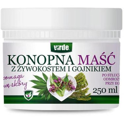 VIRDE Maść konopna z żywokostem i gojnikiem, 250ml