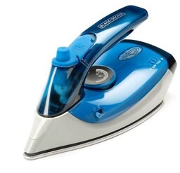 Żelazko turystyczne Black+Decker BXIR1000E (1000W; niebiesko-srebrny)