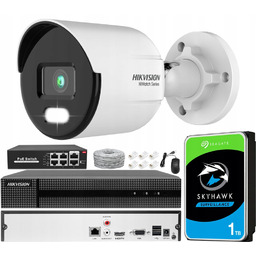 Zestaw do monitoringu Hikvision CCTV-KIT-ColorVu-2MPX-TB-8CH