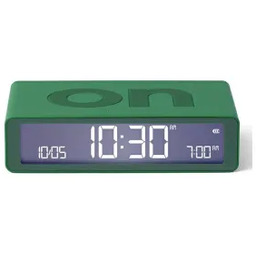 Lexon Flip Classic Green LR157V2 Zielony Budzik