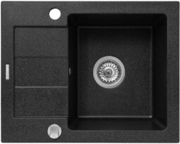 PYRAMIS Zlewozmywak SPARTA MINI 1B 1D czarny, k.aut