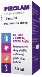 Pirolam 10mg/ml roztwór na skórę 30ml