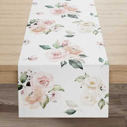 Markizeta Obrus bieżnik wodoodporny 40x180 001 różowa Velvet