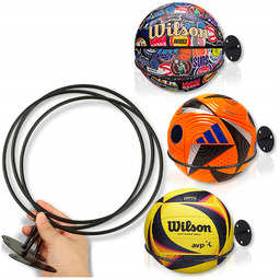 3X Wieszak Uchwyt Ścienny Na Piłkę Kask Czapkę