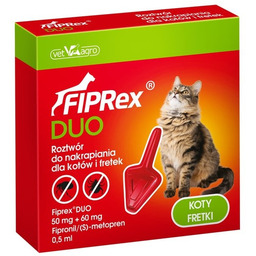 VET-AGRO Fiprex Duo Preparat na kleszcze i pchły