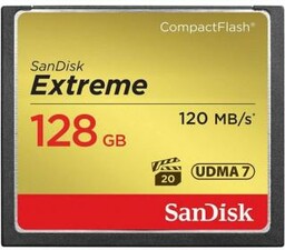 SanDisk Extreme Compact Flash 128GB Karta pamięci