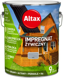 Impregnat żywiczny 4,5 l szary Altax