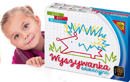 Wyszywanka edukacyjna kolorowe sznurki, ćwiczenie nauki pisania
