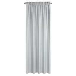 Eurofirany Firana 140x270 Celine srebrna o strukturze siatki