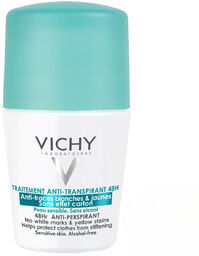 Vichy, antyperspirant roll-on 48h, przeciw śladom na ubraniach,