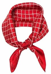 Hermine Hold Jedwabny szalik Hermine, RED-PINK