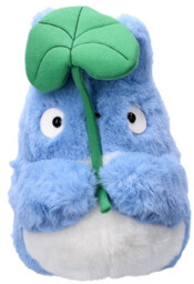 Pluszak Ghibli - Blue Totoro with Leaf (My