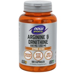 NOW Foods Arginina & Ornityna 250 kaps