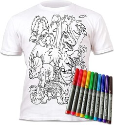 Magiczna kolorowanka z koszulką Splat Planet Dinosaur