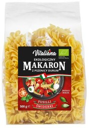MAKARON (SEMOLINOWY) FUSILLI BIO 500 G VITALIANA