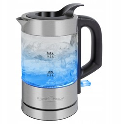 Czajnik elektryczny szklany 0.5 L ProfiCook 501228.1 A