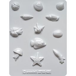 Muszle, formy do odlewu gips mydło