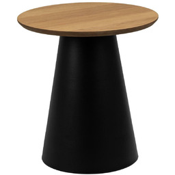 Stolik Soli 45cm dąb/czarny