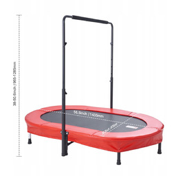 PROFESJONALNA TRAMPOLINA DZIECIĘCA VEVOR SKŁADANA NA ZEWNĄTRZ