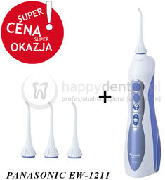Irygator bezprzewodowy PANASONIC EW 1211 z trzema trybami