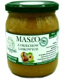 KREM Z ORZECHÓW LASKOWYCH 530g 100% CRUNCHY