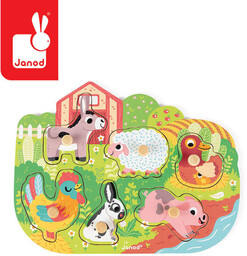 JANOD PUZZLE HAPPY FARM J07096