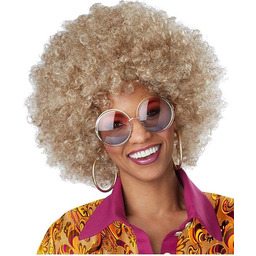 California Costumes Dirty Blonde Afro peruka standardowa