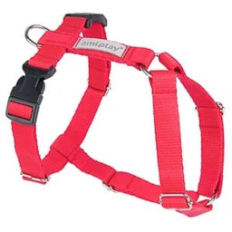 AMIPLAY Szelki regulowane Guard Samba XS Czerwony