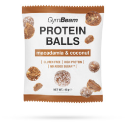 GymBeam Kulki proteinowe 45 g macadamia & coconut