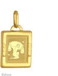 Zawieszka złota znak zodiaku Waga pr.585