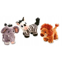 PLUSZAKI NA RZEPY SMALL FOOT ZWIERZĄTKA MASKOTKI ZEBRA