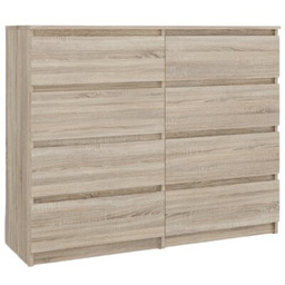 TOP E SHOP Komoda Malwa M8 120 Dąb