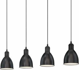 EGLO Lampa wisząca PRIDDY, 4-ogniskowa, lampa wisząca vintage
