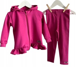 Mrofi Dres Klara Bluza Rozsuwana Z Kapturem Legginsy