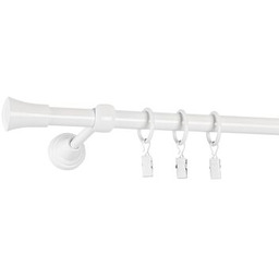 Karnisz pojedynczy TULUZA 240 cm 16 mm biały