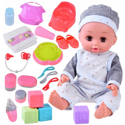 Interaktywna Lalka Sikająca Pije Mówi Akcesoria Nocnik Pampers