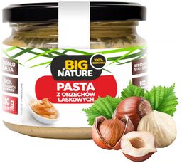 Big Nature Pasta z orzechów laskowych, 250 g