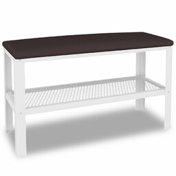 Elior Wąski puf z metalowym stelażem do przedpokoju