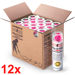 AMPERE Farba geodezyjno-budowlana różowa 500ml FLUO TRIG-A-CAP ORIGINAL