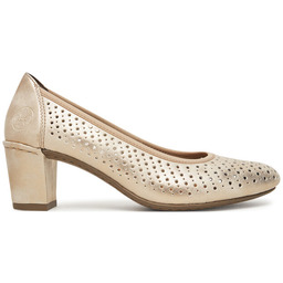 Czółenka Rieker 41057-60 Złoty