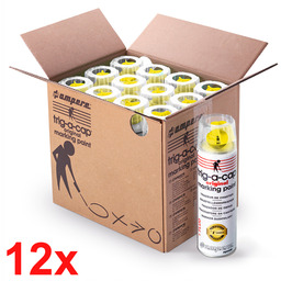 AMPERE Farba geodezyjno-budowlana żółta 500ml FLUO TRIG-A-CAP ORIGINAL