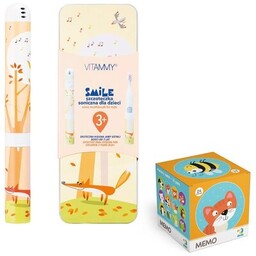 VITAMMY SMILE lisek + DODO Memo lis Zestaw