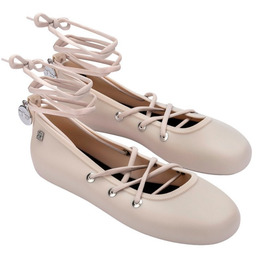 Melissa Beta AD Beige Baleriny Damskie Beżowe 39