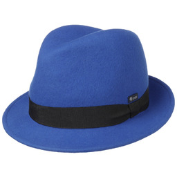 Kapelusz Dziecięcy Filc Wełniany Trilby by Lipodo, ultramaryna,